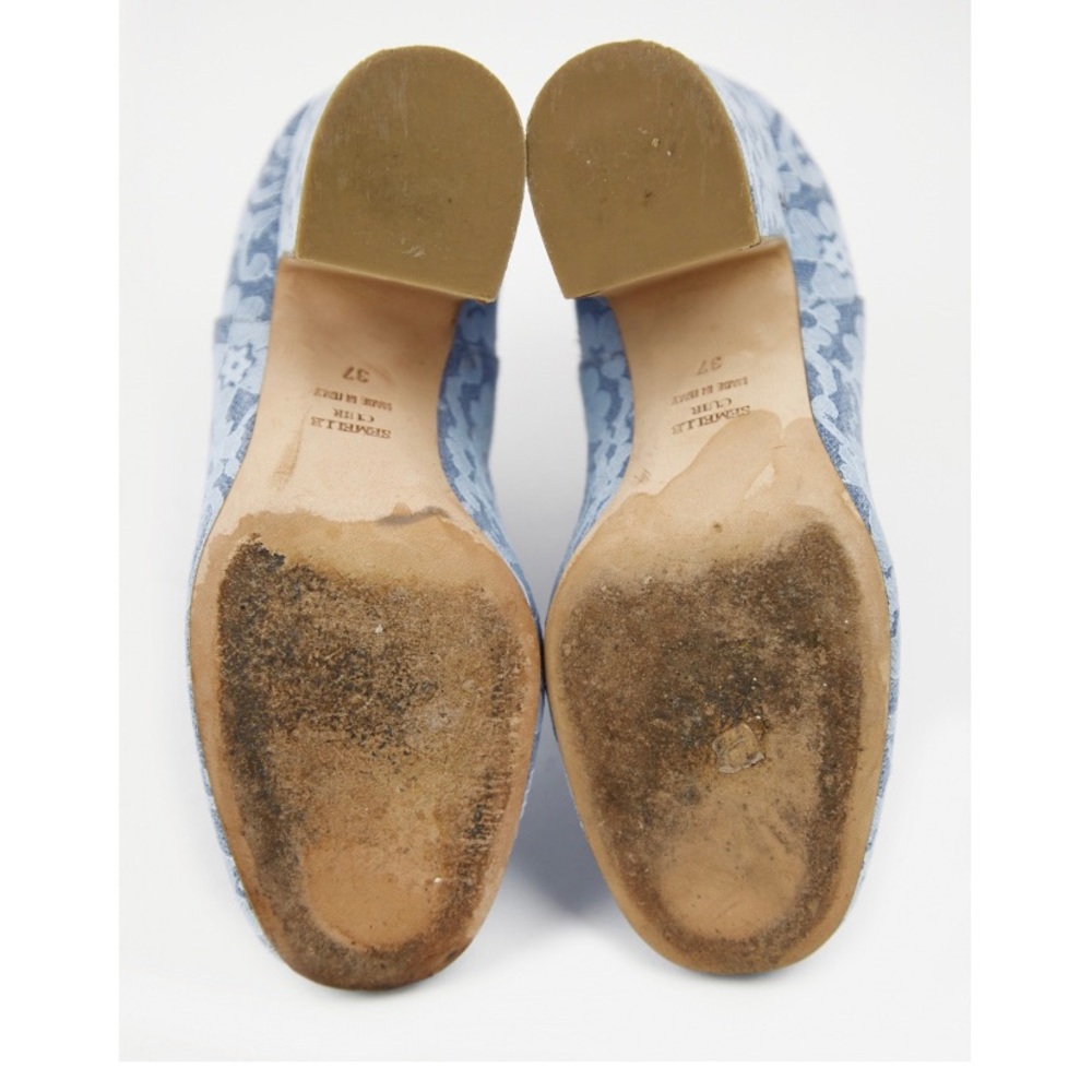 auth LAURENCE DACADE size 37 LACE WRAPPED booties - Picture 5 of 8